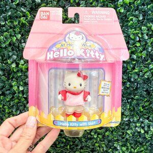 Vintage 2002 At Home with Hello Kitty – Hello Kitty with Skirt Figurine NEW